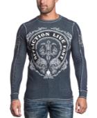 Affliction Live Fast Thermal Reversible Long Sleeve Shirt