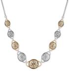 Lucky Brand Two-tone Disc Collar Necklace
