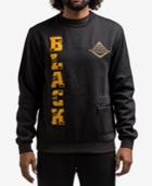 Black Pyramid Men's Black Lux Varsity Crew Sweatshirt