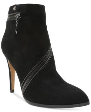 Chelsea & Zoe Kenya Zipper Booties Women's Shoes