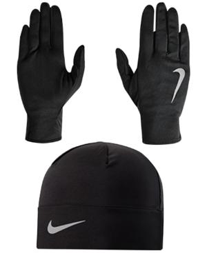 Nike Men's Running Beanie & Glove Set