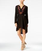 Jessica Simpson Jaelyn Embroidered High-low Peasant Dress