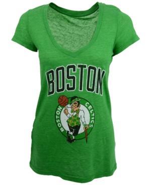 Majestic Women's Short-sleeve Boston Celtics V-neck T-shirt