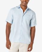 Cubavera Men's 100% Linen Short-sleeve Shirt