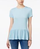 Tommy Hilfiger Peplum Top, Only At Macy's
