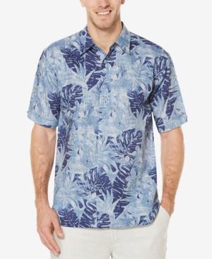 Cubavera Men's Linen Tropical Foliage Shirt