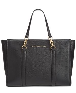 Tommy Hilfiger Emilia Pebble Leather Small Shopper