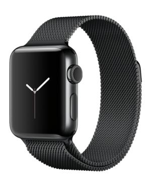 Apple Watch Series 2 38mm Space Black Stainless Steel Case With Space Black Milanese Loop