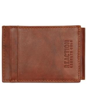 Kenneth Cole Reaction Men's Crunch Magnetic Front-pocket Leather Wallet