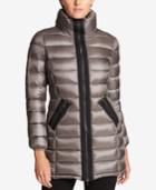 Dkny Stand-collar Packable Down Puffer Coat