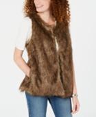 Say What? Juniors' Faux-fur Vest