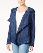 Tommy Hilfiger Draped Hooded Cardigan, Only At Macy's