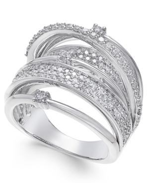Diamond Multi-row Statement Ring (1-1/2 Ct. T.w.) In 14k White Gold