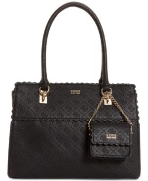 Guess Rayna Medium Signature Satchel