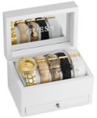 Guess Women's Gold-tone Stainless Steel Bracelet Watch & 4 Interchangeable Straps Set 40mm U0713l2