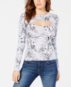 Guess Lilou Illusion Mock-neck Top