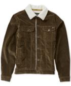 Billabong Men's Corduroy Faux Sherpa Jacket