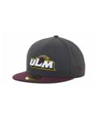 New Era La Monroe Warhawks 2 Tone Graphite And Team Color 59fifty Cap