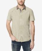 Buffalo David Bitton Men's Top-stitched Contrast-trim Shirt