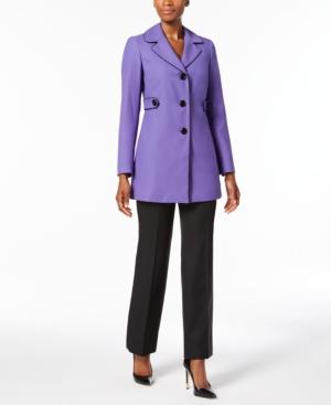 Le Suit Crepe Three-button Pantsuit