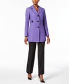 Le Suit Crepe Three-button Pantsuit