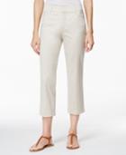 Jm Collection Cropped Twill Capri, Only At Macy's