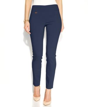 Alfani Petite Tummy-control Pull-on Skinny Pants, Only At Macy's