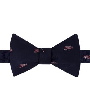 Tommy Hilfiger Men's Airplane Self-tie Silk Bow Tie