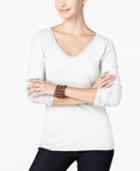 Inc International Concepts V-neck Top, Created For Macy's