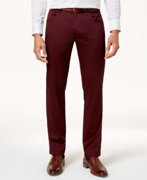 I.n.c. Men's Deep Black Stretch Pants, Created For Macy's