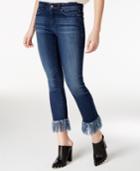 William Rast Fringe Memphis Wash Skinny Jeans