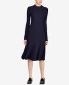 Polo Ralph Lauren Ribbed Drop-waist Wool Dress