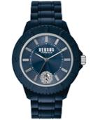 Versus By Versace Unisex Tokyo Blue Silicone Strap Watch 42mm Soy050015