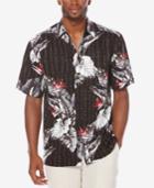Cubavera Men's Big And Tall Tropical Short-sleeve Shirt