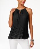 Inc International Concepts Pleated Halter Top, Created For Macy's