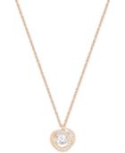 Swarovski Rose Gold-tone Crystal Pendant Necklace