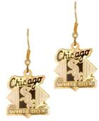 Aminco Chicago White Sox Logo Drop Earrings