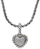 Balissima By Effy Diamond Heart Pendant (1/5 Ct. T.w.) In Sterling Silver And 18k Gold