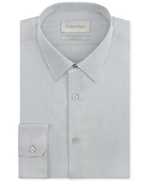 Calvin Klein Platinum Slim-fit Solid Dress Shirt