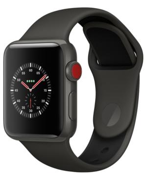 Apple Watch Edition (gps + Cellular), 38mm Gray Ceramic Case With Gray/black Sport Band