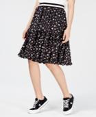 Nicopanda Tiered Floral-print Skirt, Created For Macy's