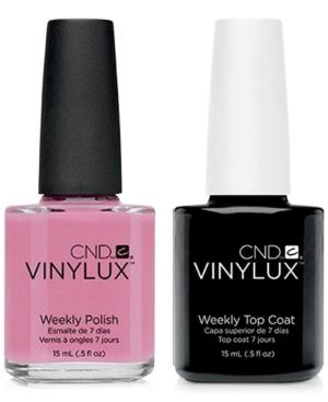 Creative Nail Design Vinylux Beau Nail Polish & Top Coat (two Items), 0.5-oz, From Purebeauty Salon & Spa