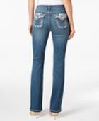 Earl Jeans Embroidered Medium Wash Bootcut Jeans