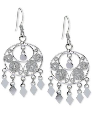 Giani Bernini Ornate Chandelier Earrings In Sterling Silver, Only At Macy's