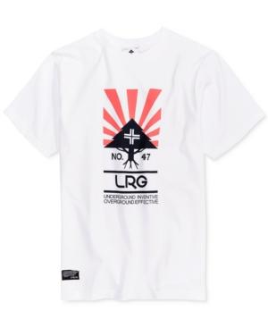Lrg Men's Rise & Grind Cotton Graphic-print Logo T-shirt