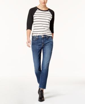 True Religion Cotton Cropped Straight-leg Jeans