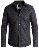 Quiksilver Men's Reesor Quilted Jacket With Corduroy Collar