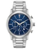 Citizen Men's Chronograph Quartz Stainless Steel Bracelet Watch 42mm, A Macy's Exclusive Style