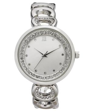 Charter Club Women's Silver-tone Link Bracelet Watch 33mm, Created For Macy's