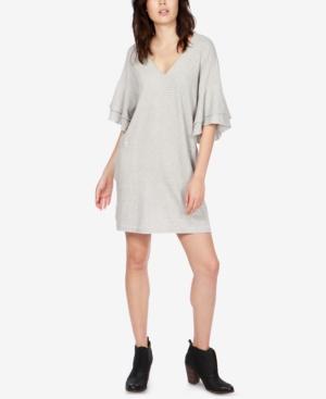 Lucky Brand Striped Ruffle Mini Dress